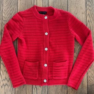 Sanctuary Red Button-Up Women's Sweater